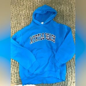 Myrtle beach blue hoodie